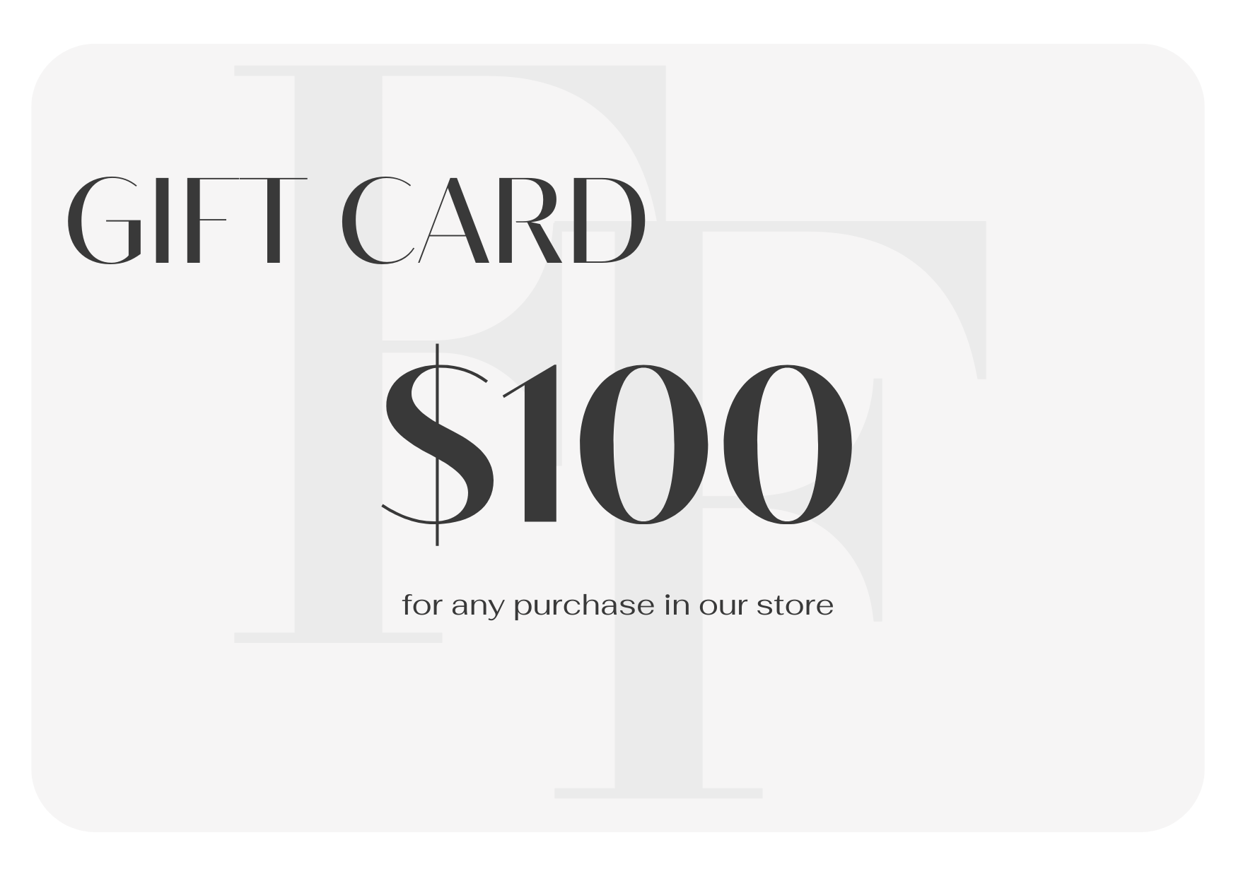 F/F Gift Cards