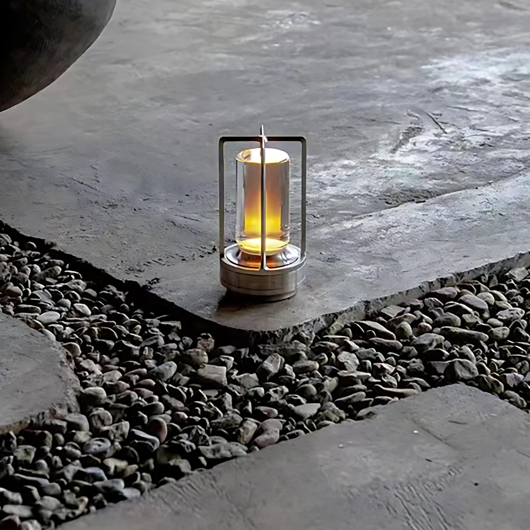 Solar Metal Table Lamp