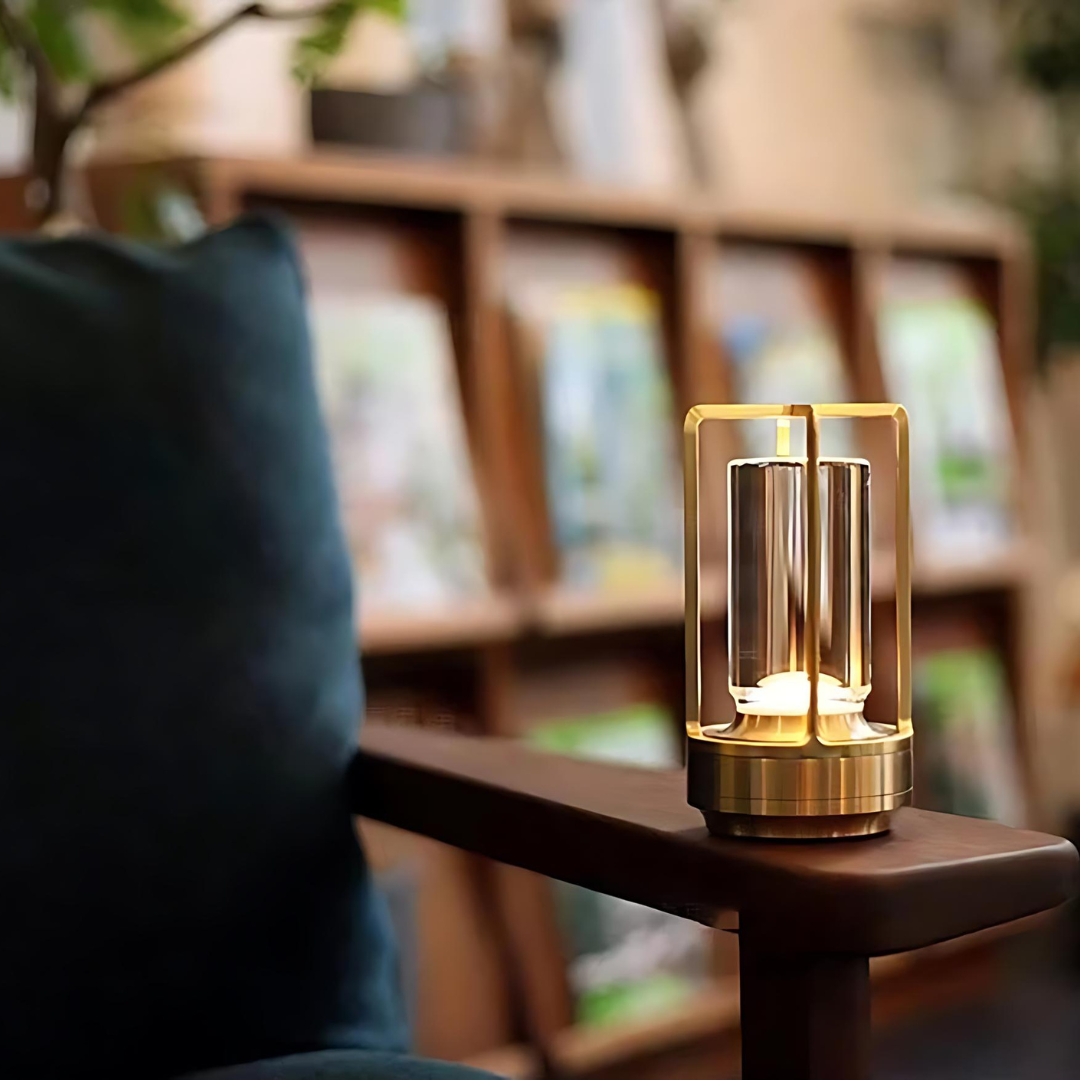 Solar Metal Table Lamp