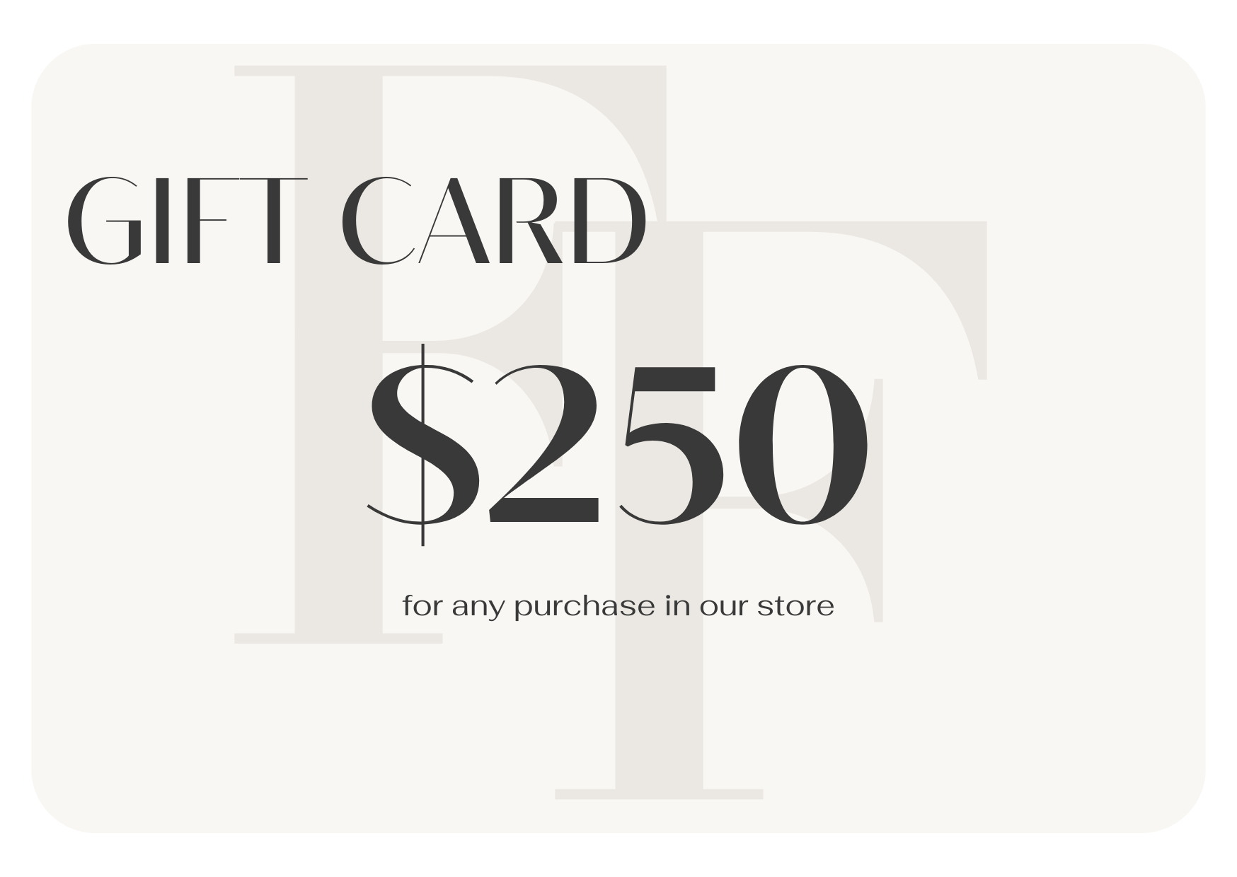 F/F Gift Cards