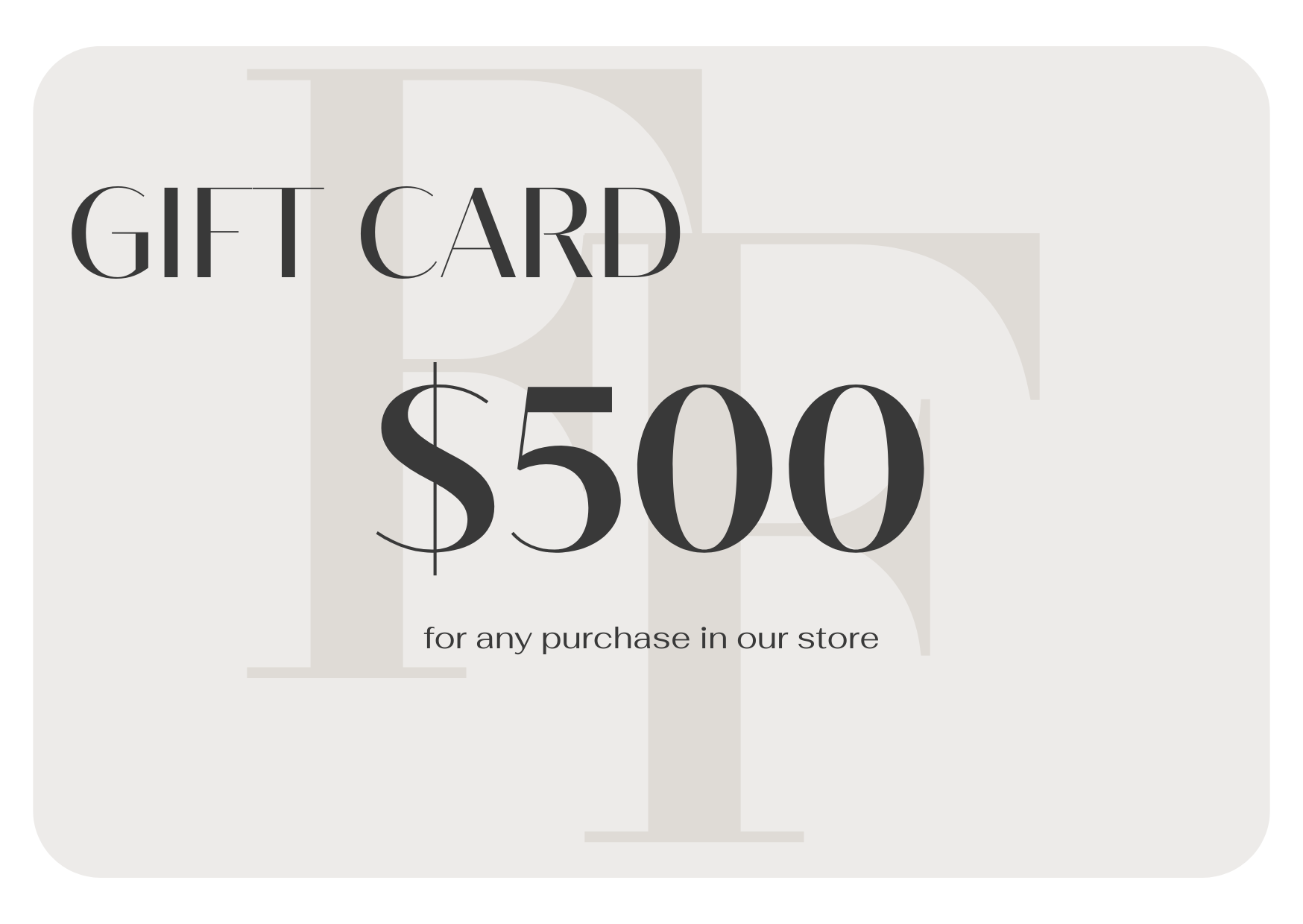 F/F Gift Cards