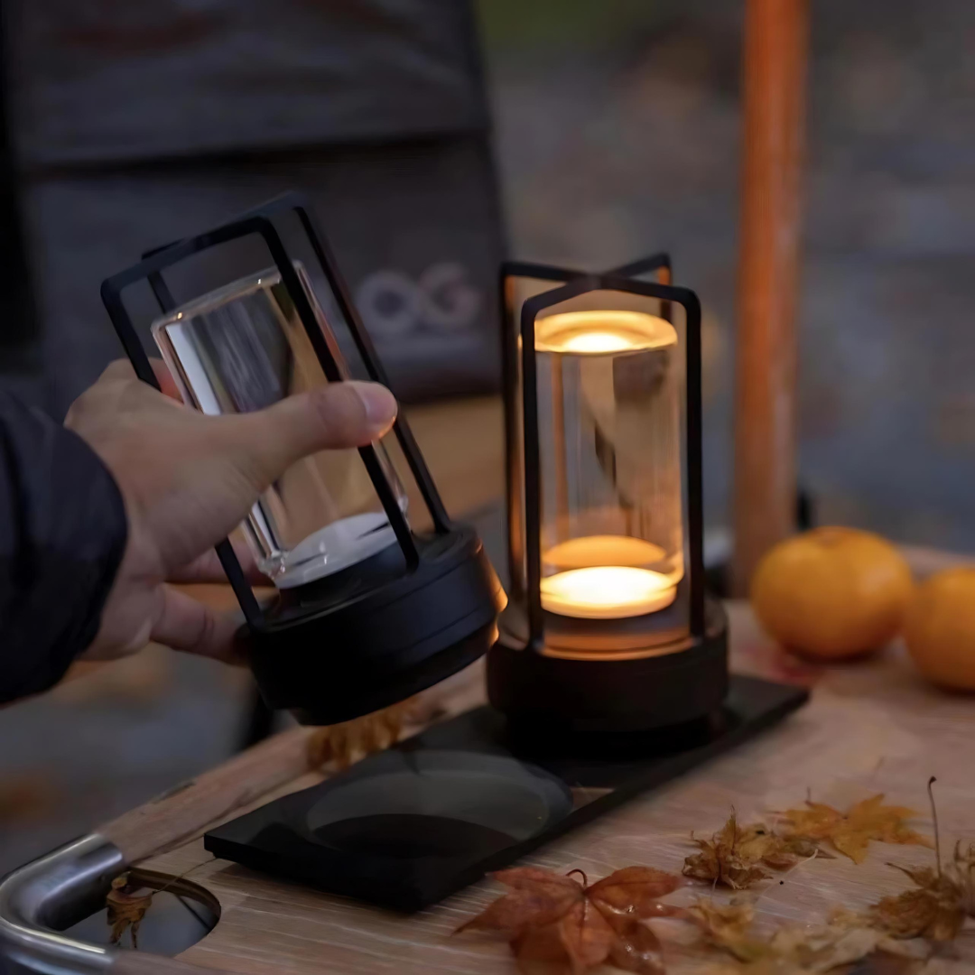 Solar Metal Table Lamp
